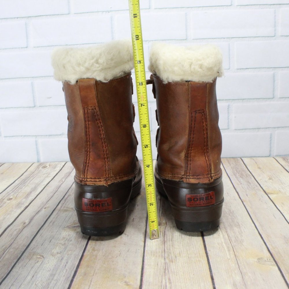 SOREL Alpine Lined Winter Boots Size 6 - Picture 5 of 8